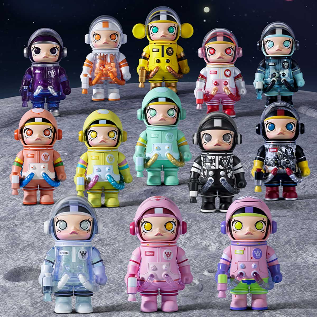 MEGAコレクション 100％ SPACE MOLLY シリーズ 2　開封品 MEGA SPACE MOLLY 100% Series 2- B - POP MART Official