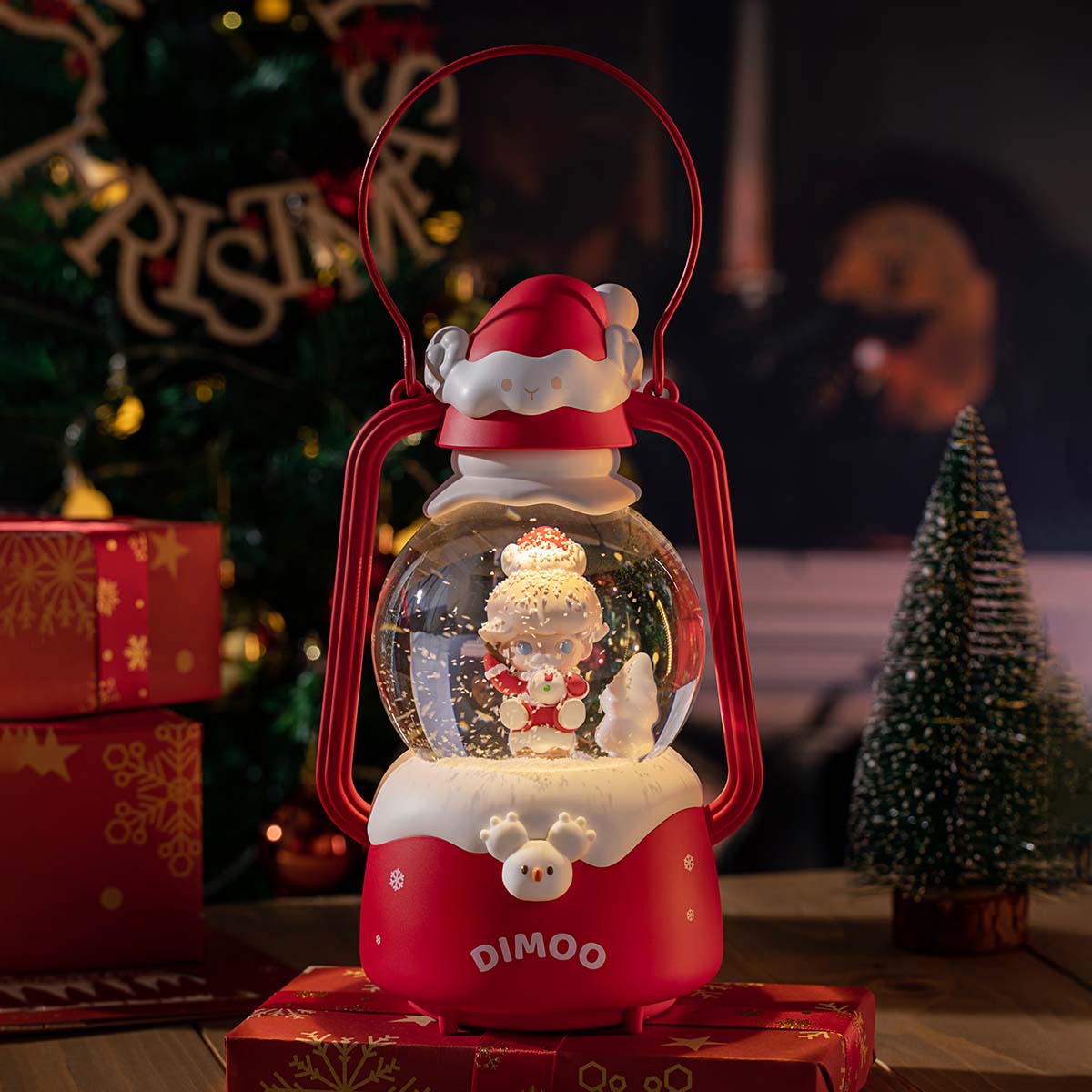 dimoo popmart ライト　スノードーム　まとめのみ DIMOO Letters from Snowman Series-Crystal Ball Lamp - POP MART
