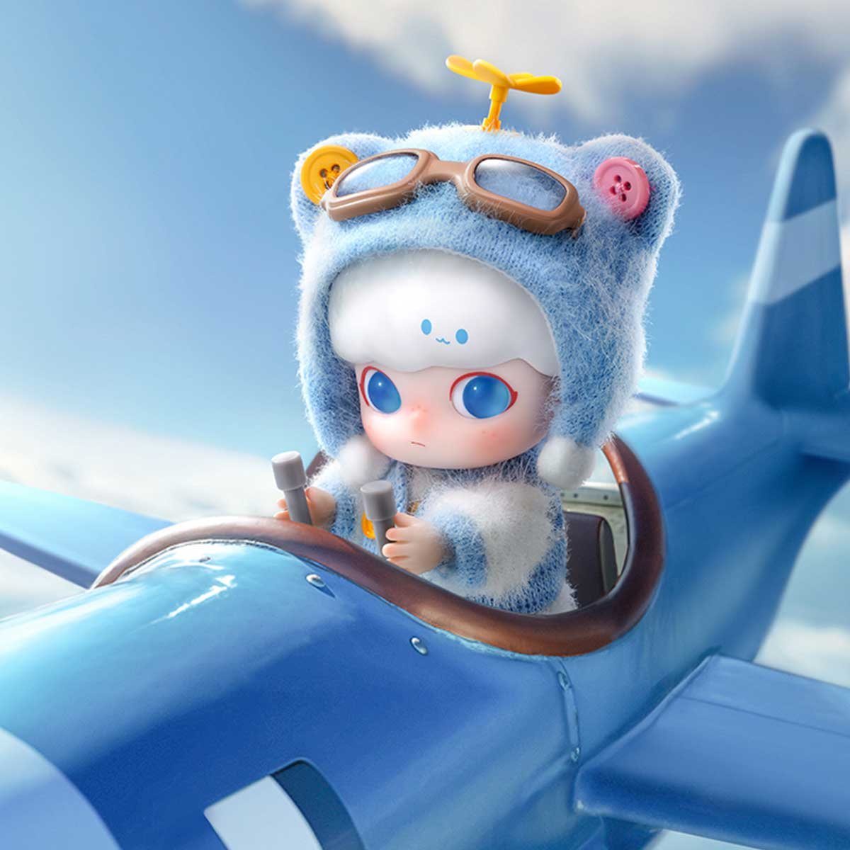 DIMOO Pilot Bear Action Figure | POP MART Official