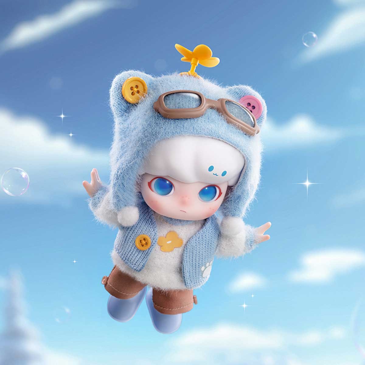 DIMOO Pilot Bear Action Figure | POP MART Official