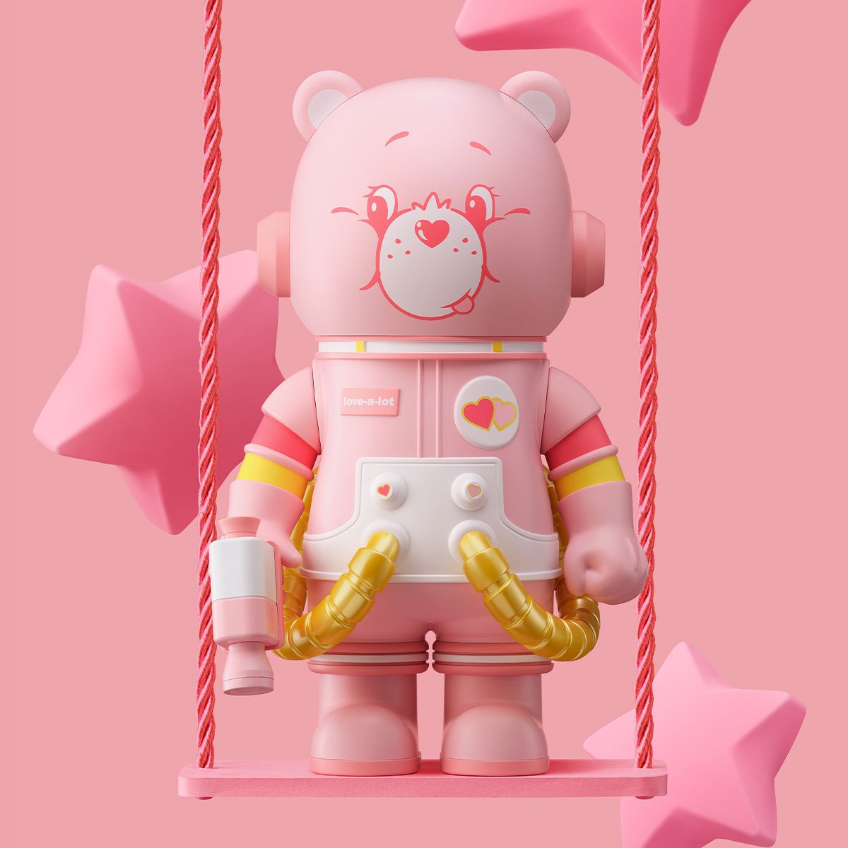 MEGA SPACE MOLLY 400%+100% Love-a-lot Bear - POP MART Official