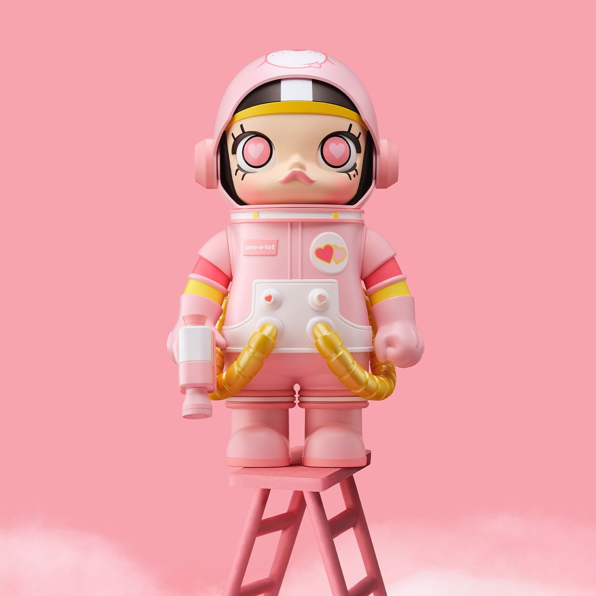 MEGA SPACE MOLLY 400%+100% Love-a-lot Bear - POP MART Official