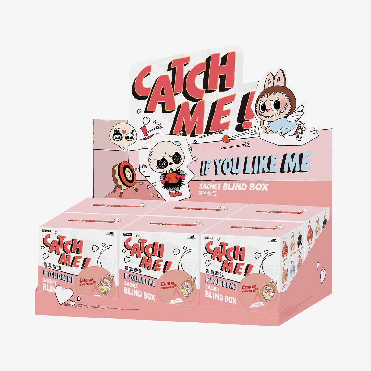 バレンタイン限定 Catch Me If You シークレット ピンク THE MONSTERS Catch Me If You Like Me Series-Sachet Blind Box - POP