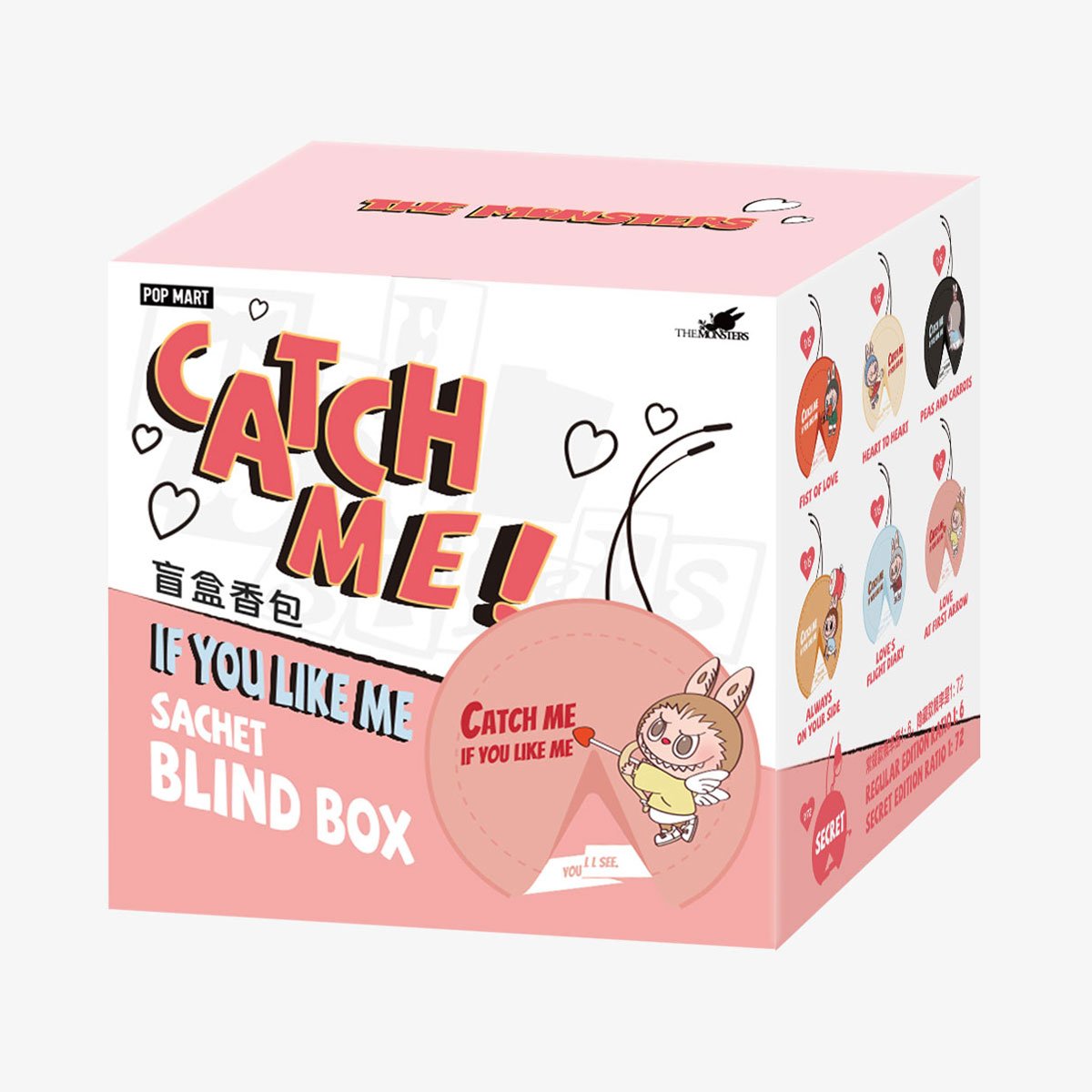 バレンタイン限定 Catch Me If You シークレット ピンク THE MONSTERS Catch Me If You Like Me Series-Sachet Blind Box - POP