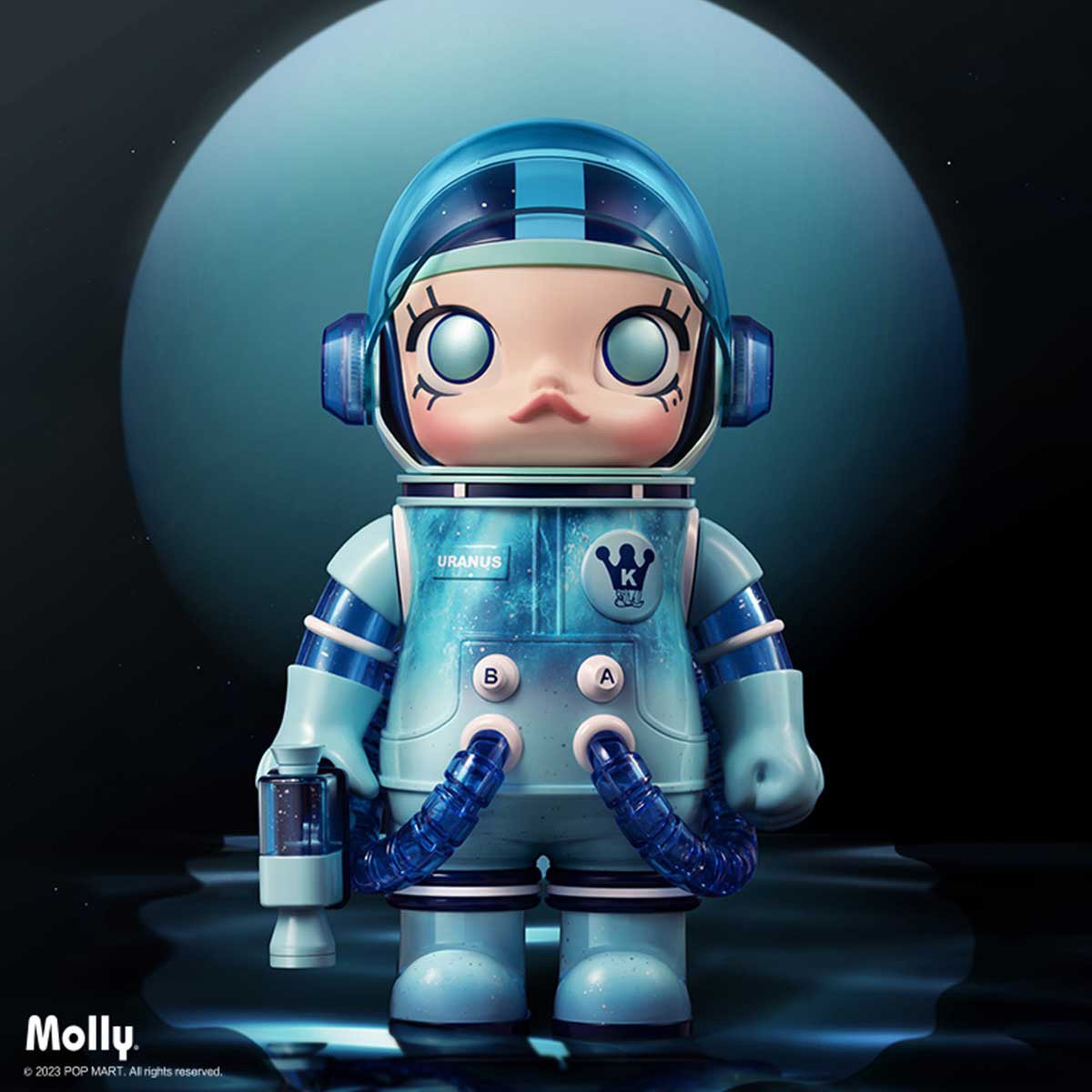 POP MART SPACE MOLLY 400% シークレット URANUS MEGA SPACE MOLLY 400% Planet Series Figures | POP MART Official