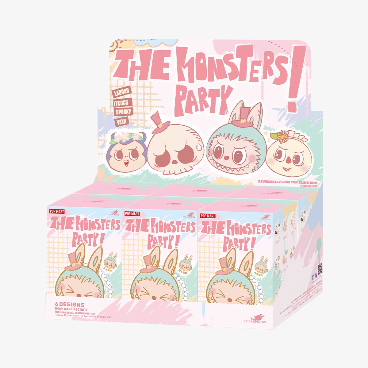 THE MONSTERS Party Series-Reversible Plush - POP MART Official