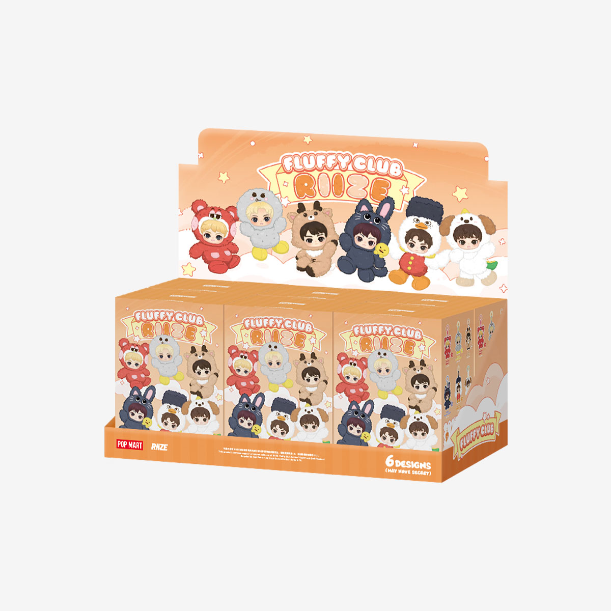 RIIZE Fluffy Club Series Vinyl Plush Doll Pendant Blind Box