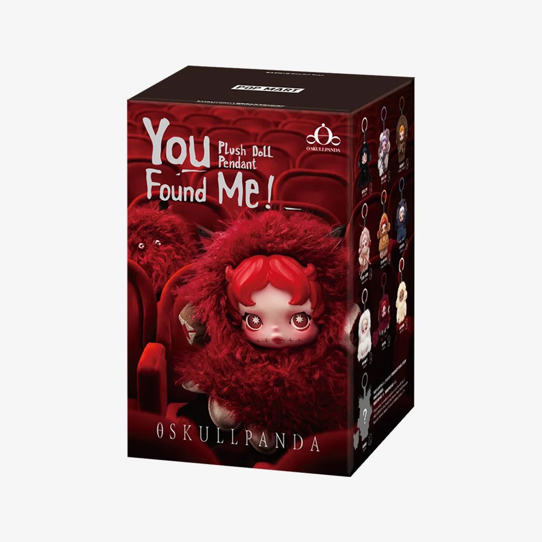 SKULLPANDA You Found Me! Series Plush Doll Pendant - POP MART Official