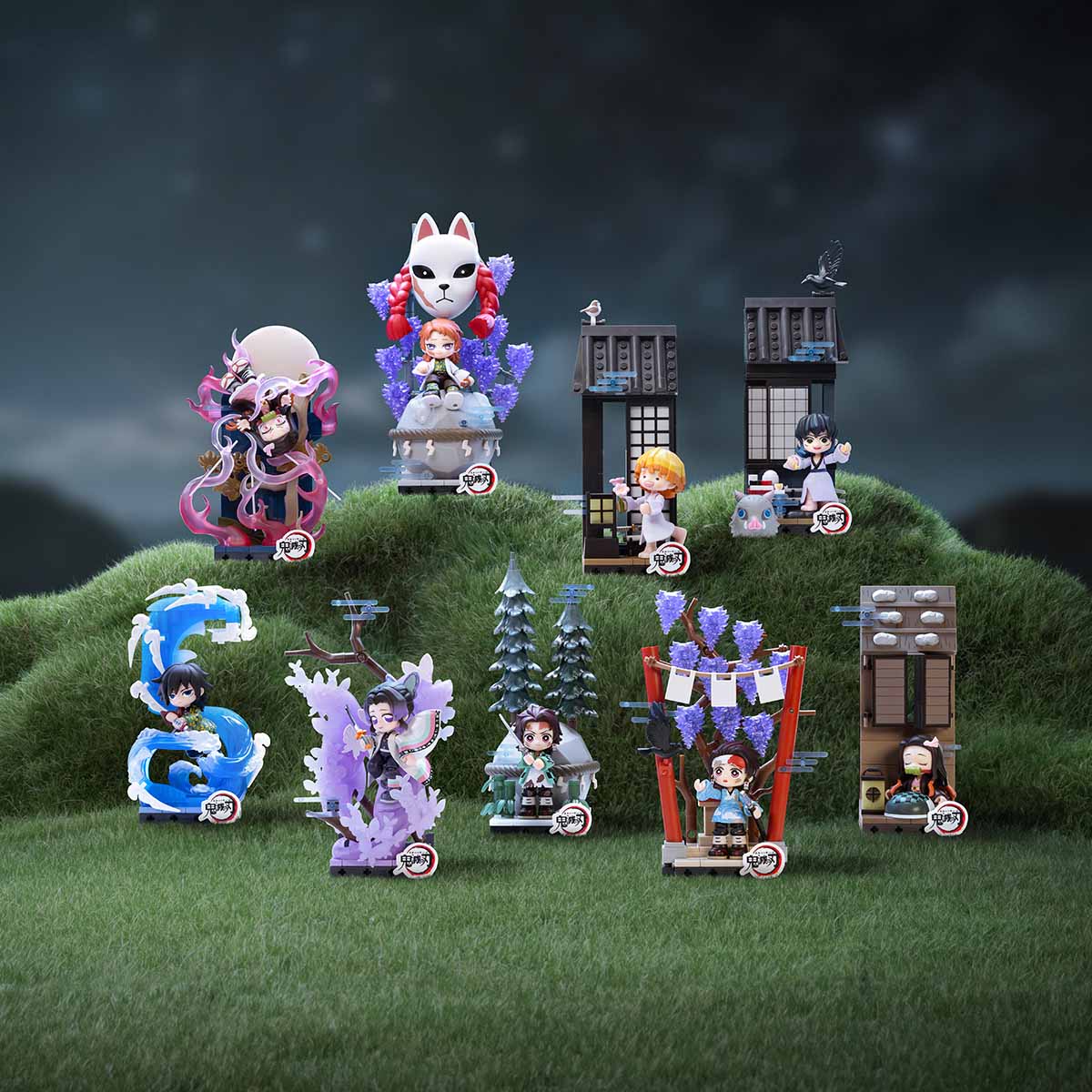 Demon Slayer Unwavering Resolve Arc Series Block Figures - POP