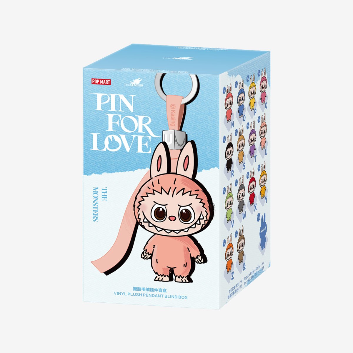 THE MONSTERS Pin for Love Series-Vinyl Plush Pendant Blind Box