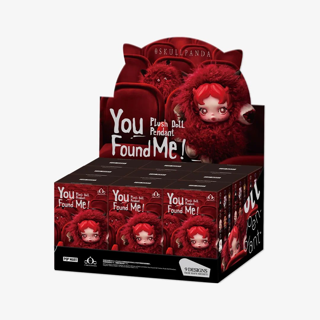 SKULLPANDA You Found Me! Series Plush Doll Pendant - POP MART Official
