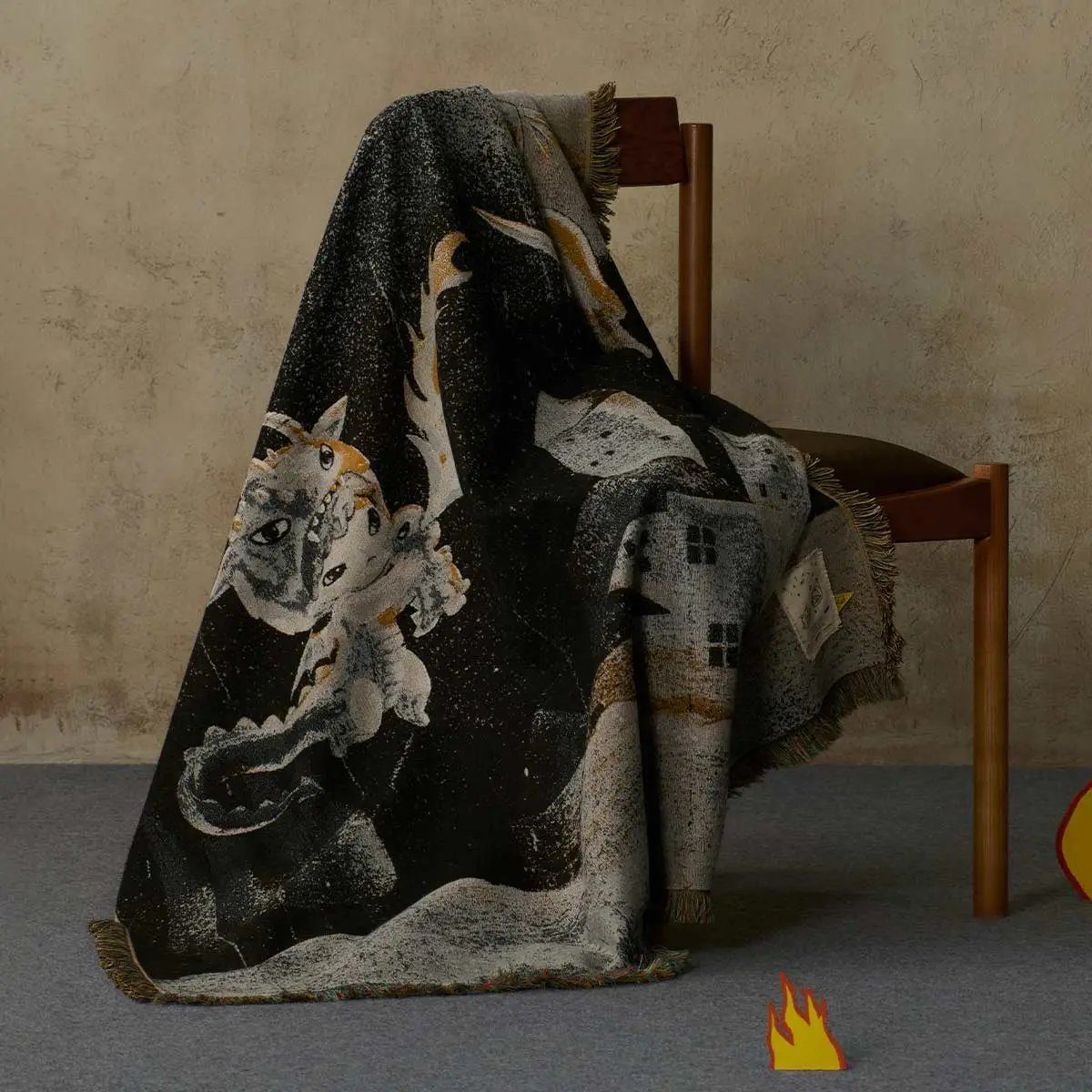 POP MART Hirono Mist-Walker ブランケット Hirono Mist-Walker Series - Jacquard Blanket | POP MART Official