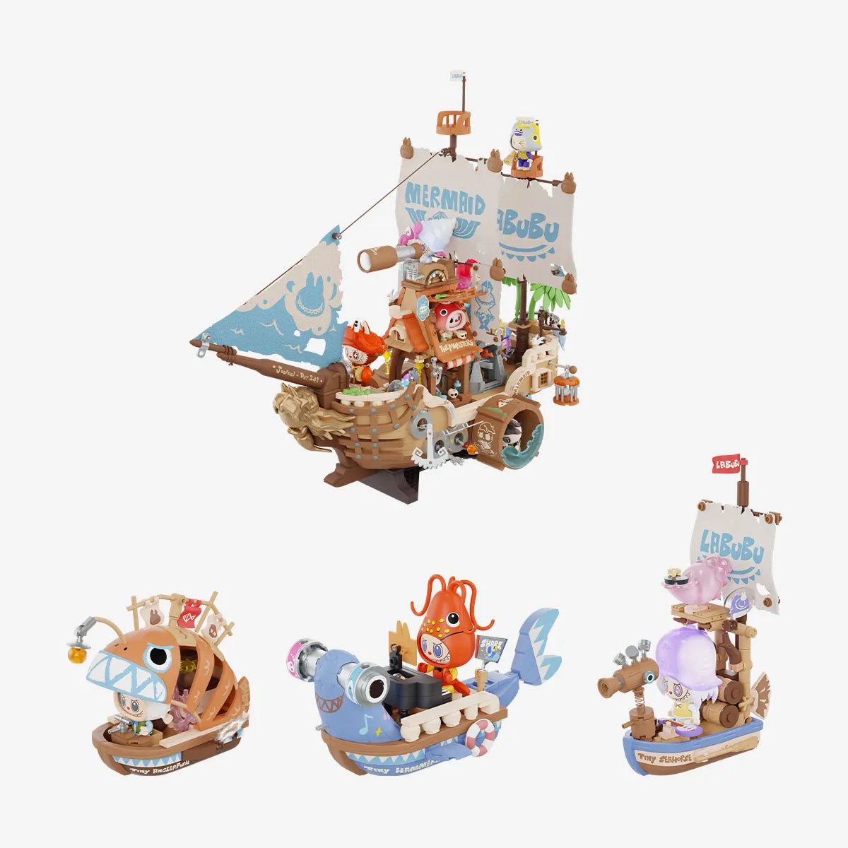 THE MONSTERS Chasing Mermaids Series Blocks (4 Styles) | POP MART