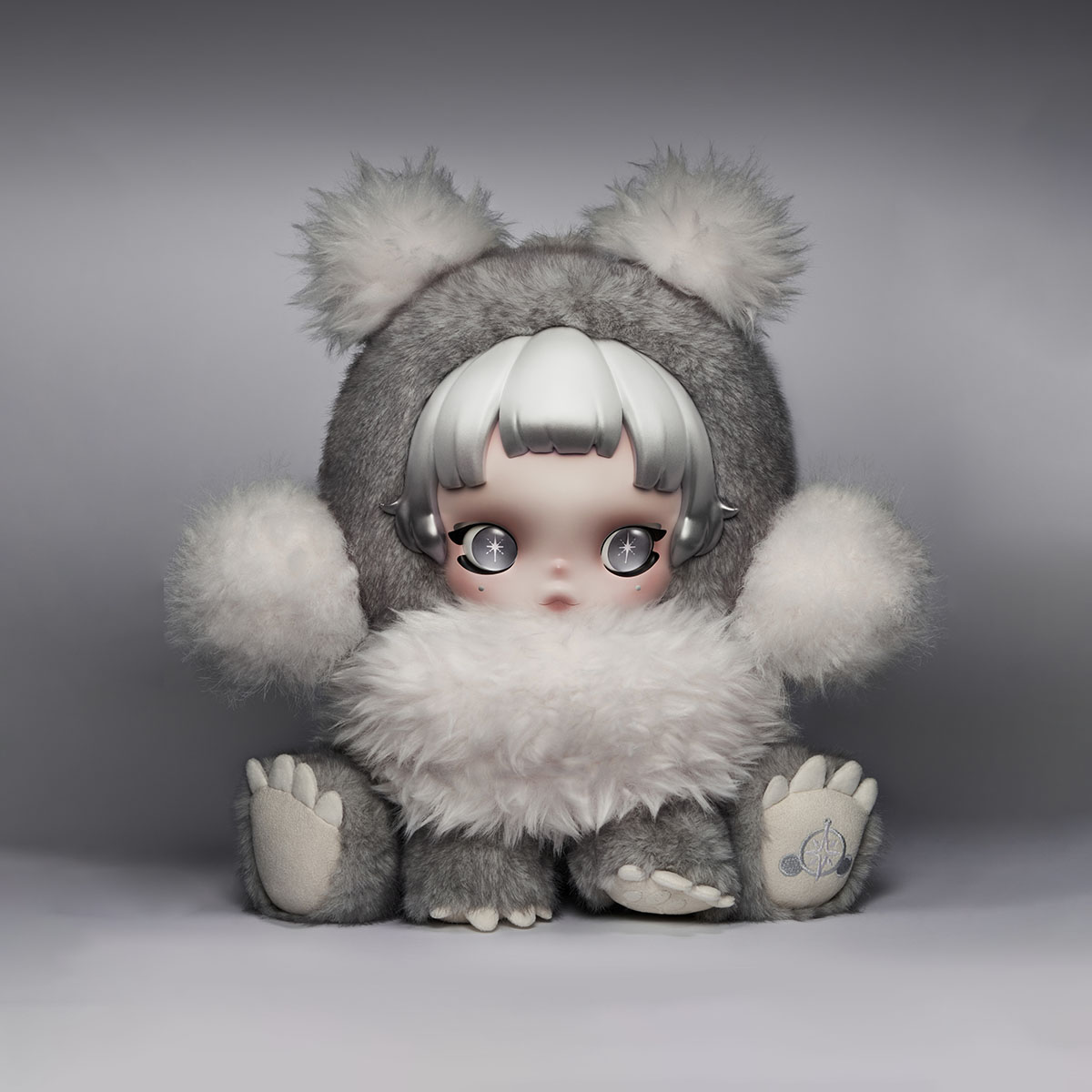 θ SKULLPANDA Punk Panda Plush Doll - POP MART Official