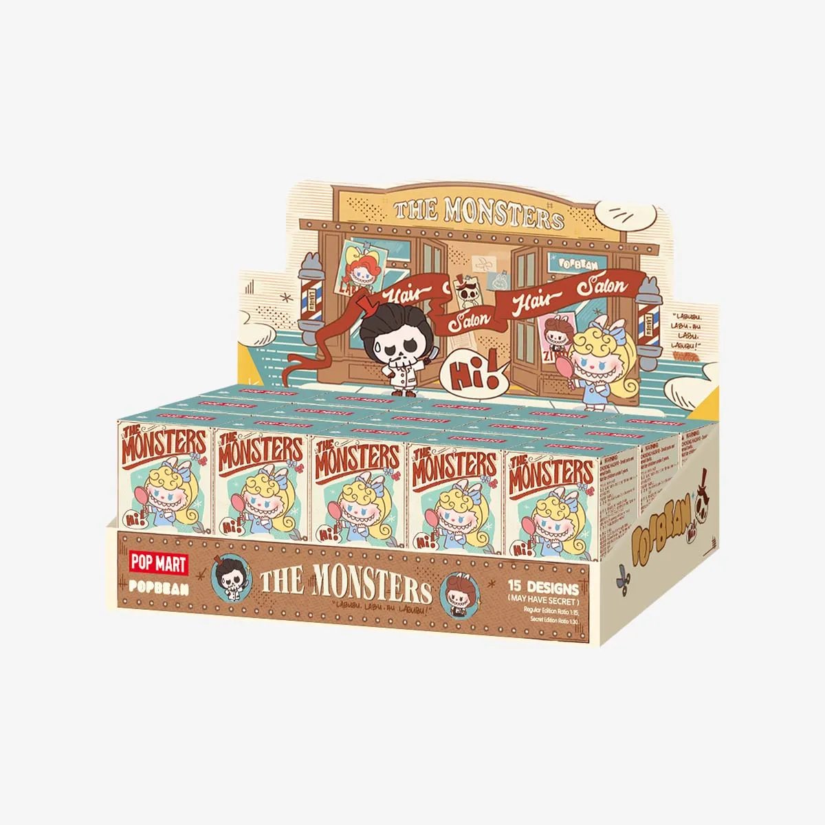 POP BEAN THE MONSTERS Hair Salon Series | POP MART Official