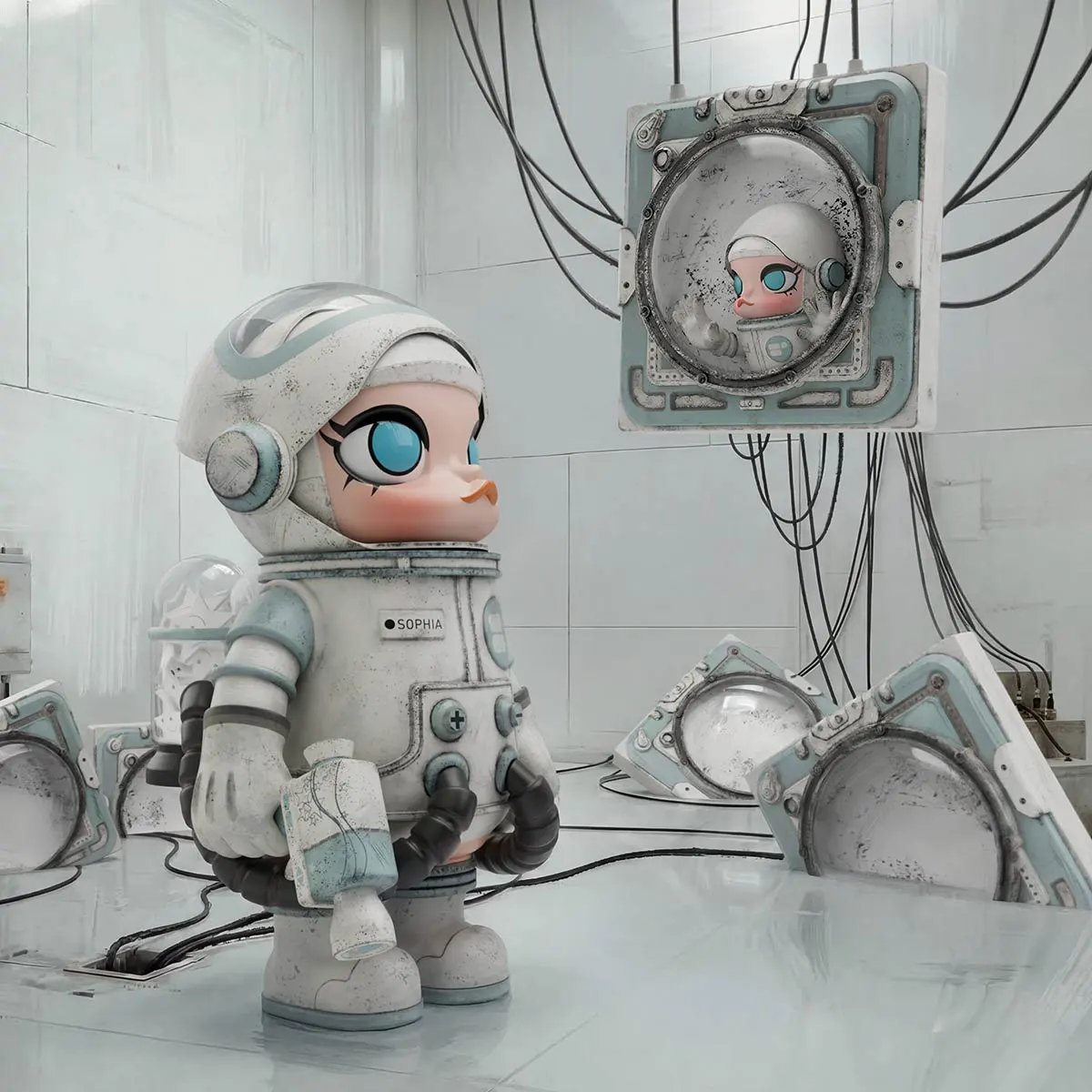 MEGA SPACE MOLLY 1000% Ashley Wood - POP MART Official