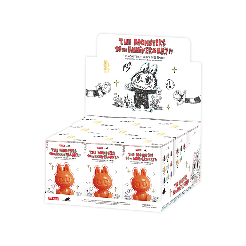 THE MONSTERS 10th Anniversary Series Scented Candle - POP MART