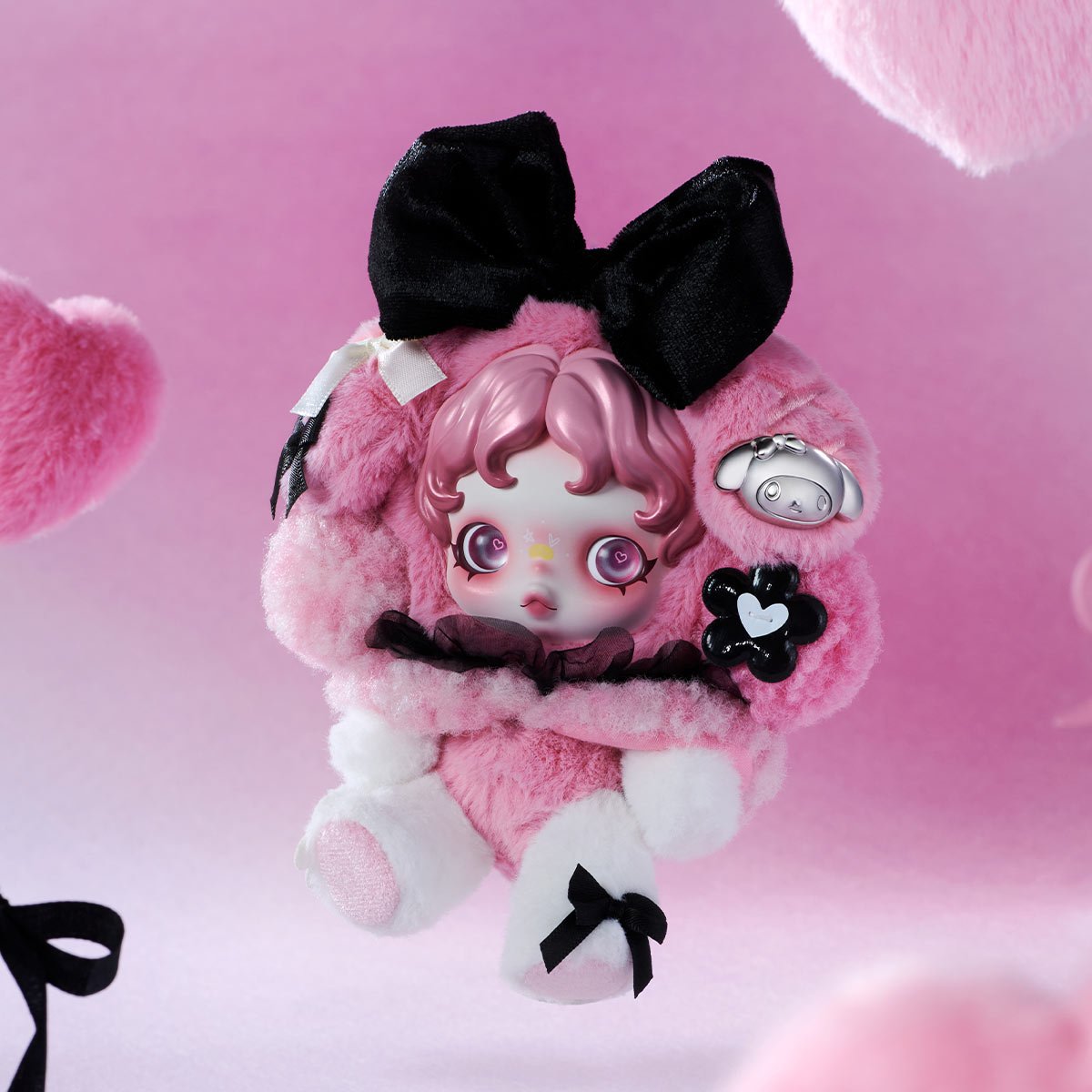 【先行販売 】My Melody × Skullpanda ぬいぐるみ SKULLPANDA × MY MELODY Plush | POP MART Official