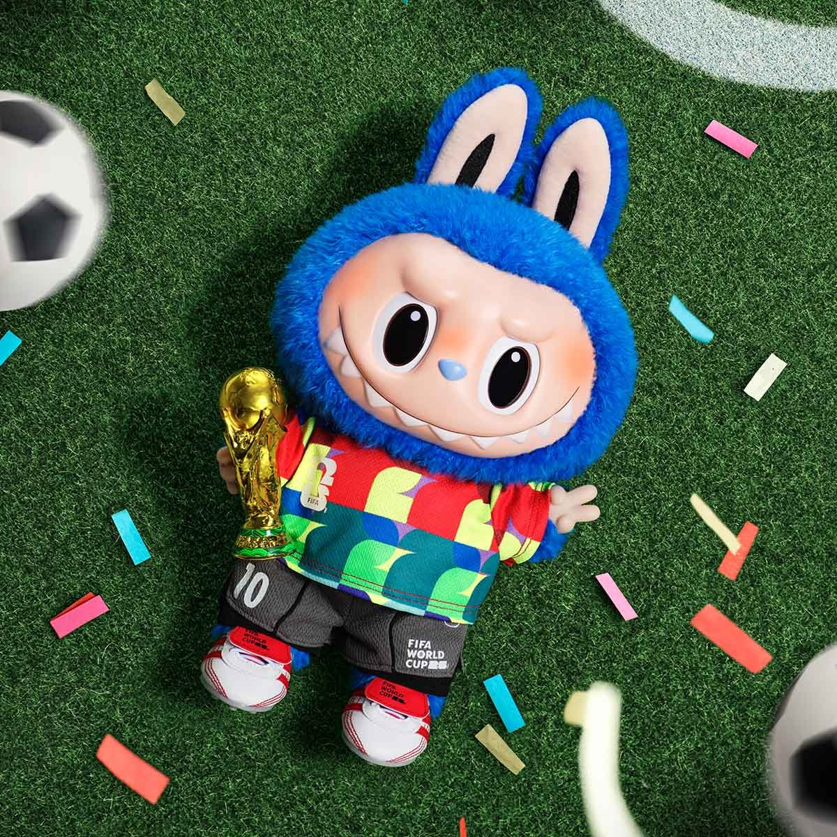 THE MONSTERS × FIFA SERIES-Catch the Win Vinyl Plush Doll - POP