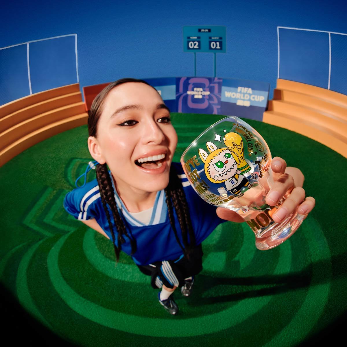 THE MONSTERS × FIFA SERIES-Glass Cup Blind Box | POP MART Official