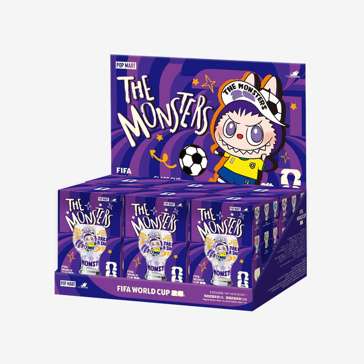 THE MONSTERS × FIFA SERIES-Glass Cup Blind Box | POP MART Official