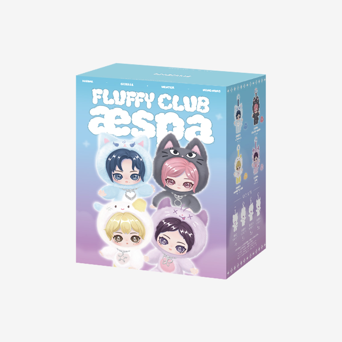 aespa Fluffy Club Series Vinyl Plush Doll Pendant | POP MART Official
