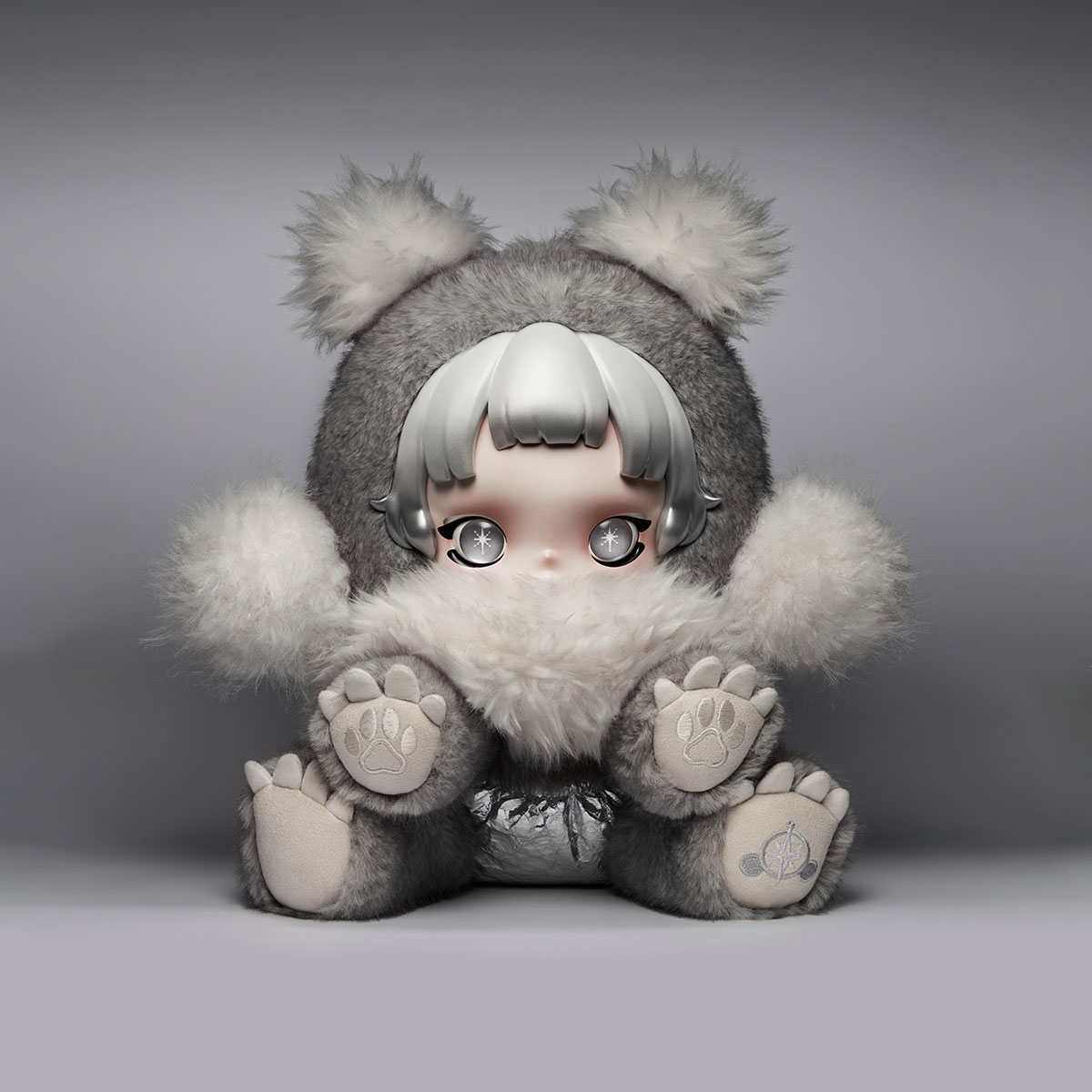 その他 Skullpanda Punk Panda θ SKULLPANDA Punk Panda Plush Doll - POP MART Official
