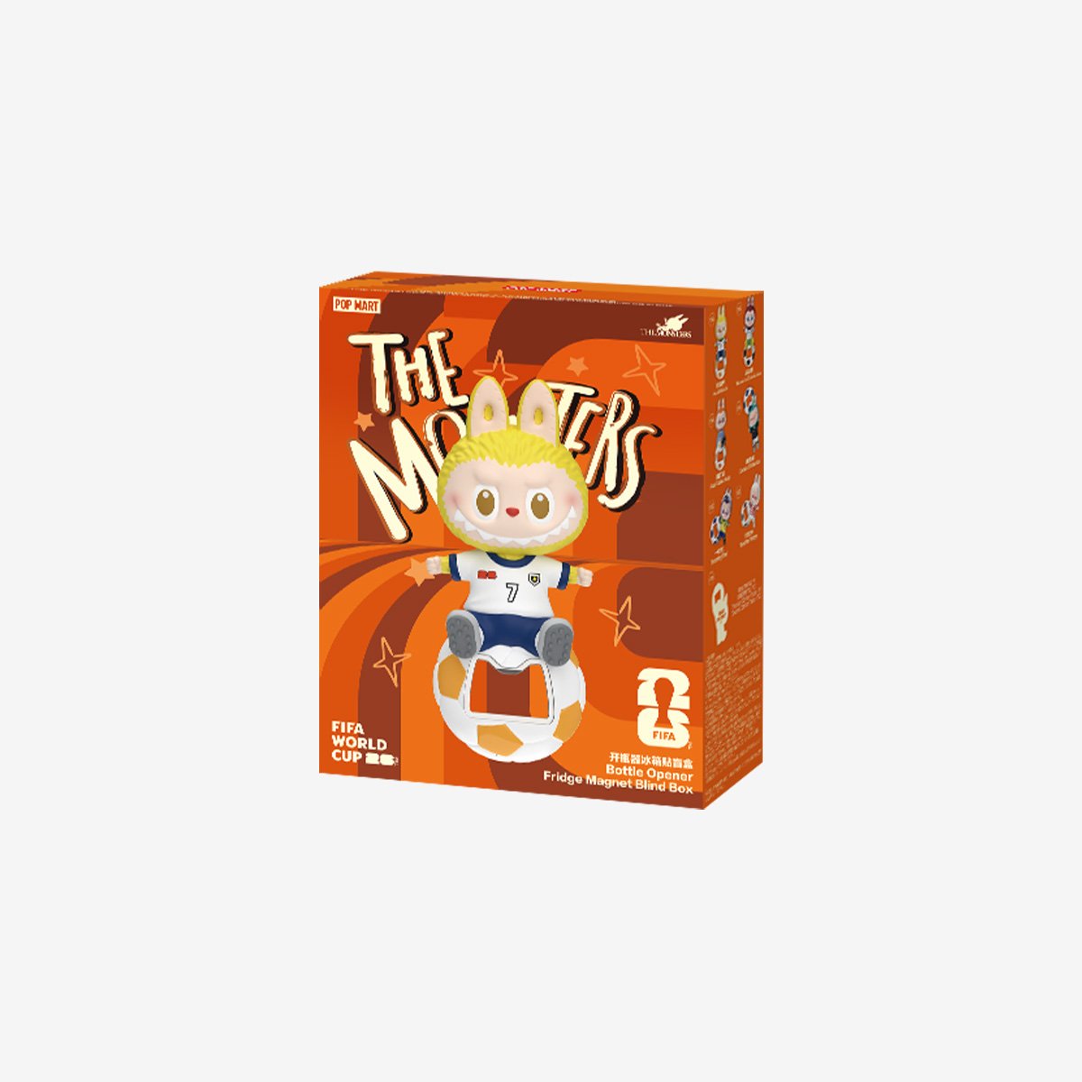 THE MONSTERS × FIFA SERIES - Bottle Opener Fridge Magnet Blind Box