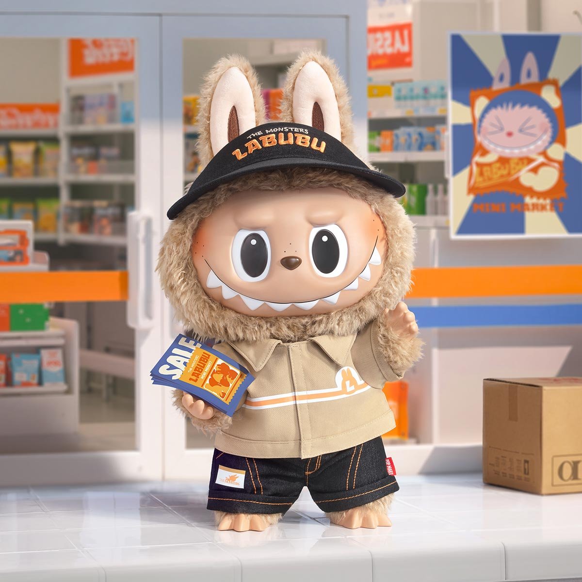 POPMART会員特典　The Naughty Cashier ラブブぬいぐるみ Rewards] THE MONSTERS-The Naughty Cashier Vinyl Plush Doll | POP