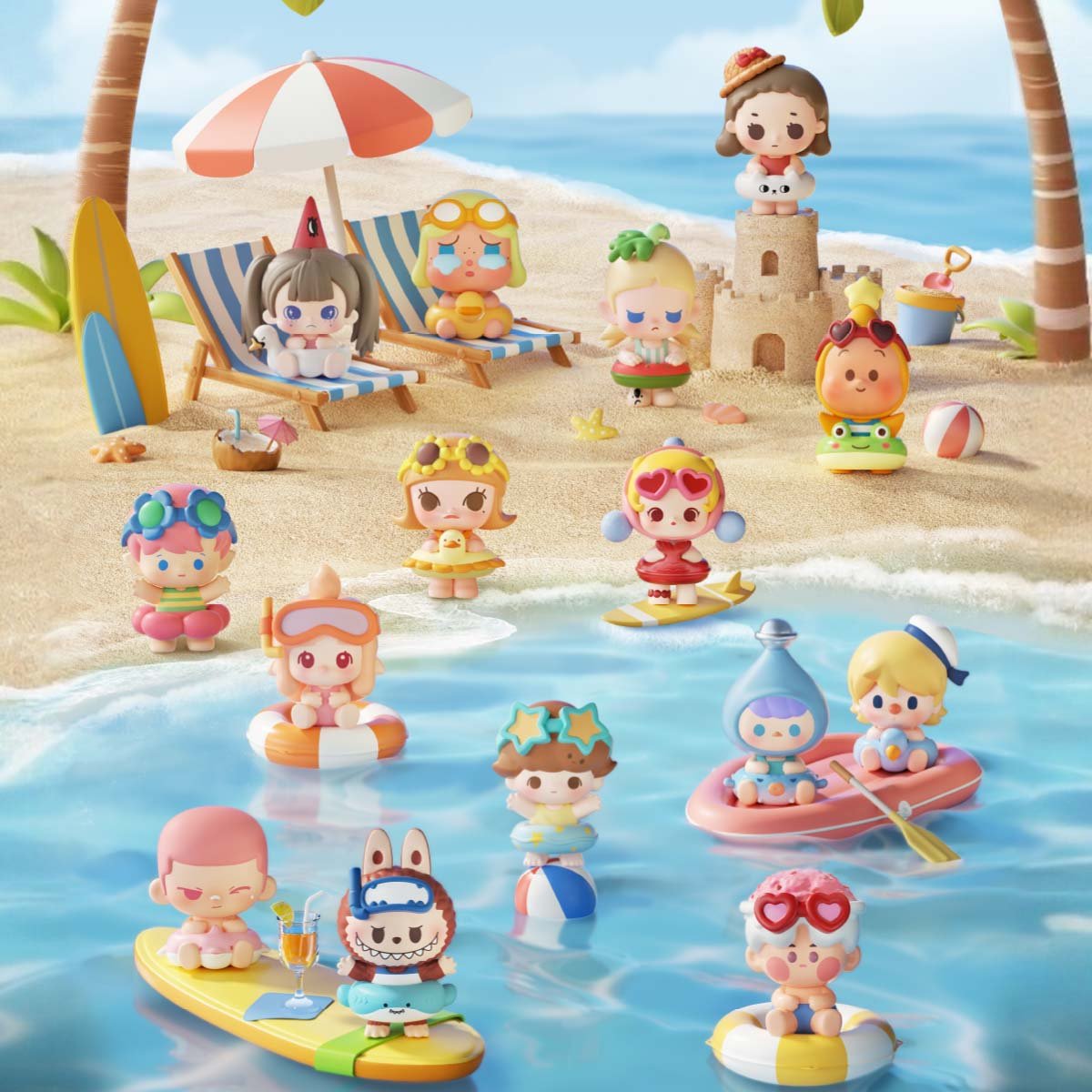 その他 POP MART POP BEAN  Vacation POP BEAN Island Vacation Series | POP MART Official