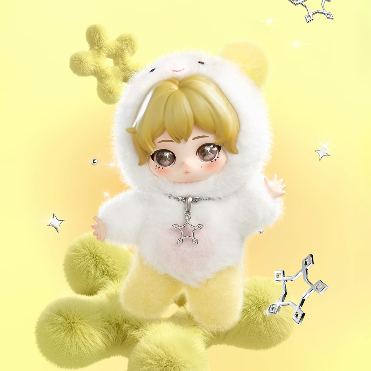 aespa Fluffy Club シリーズ ぬいぐるみペンダント シークレット aespa Fluffy Club Series Vinyl Plush Doll Pendant | POP MART Official