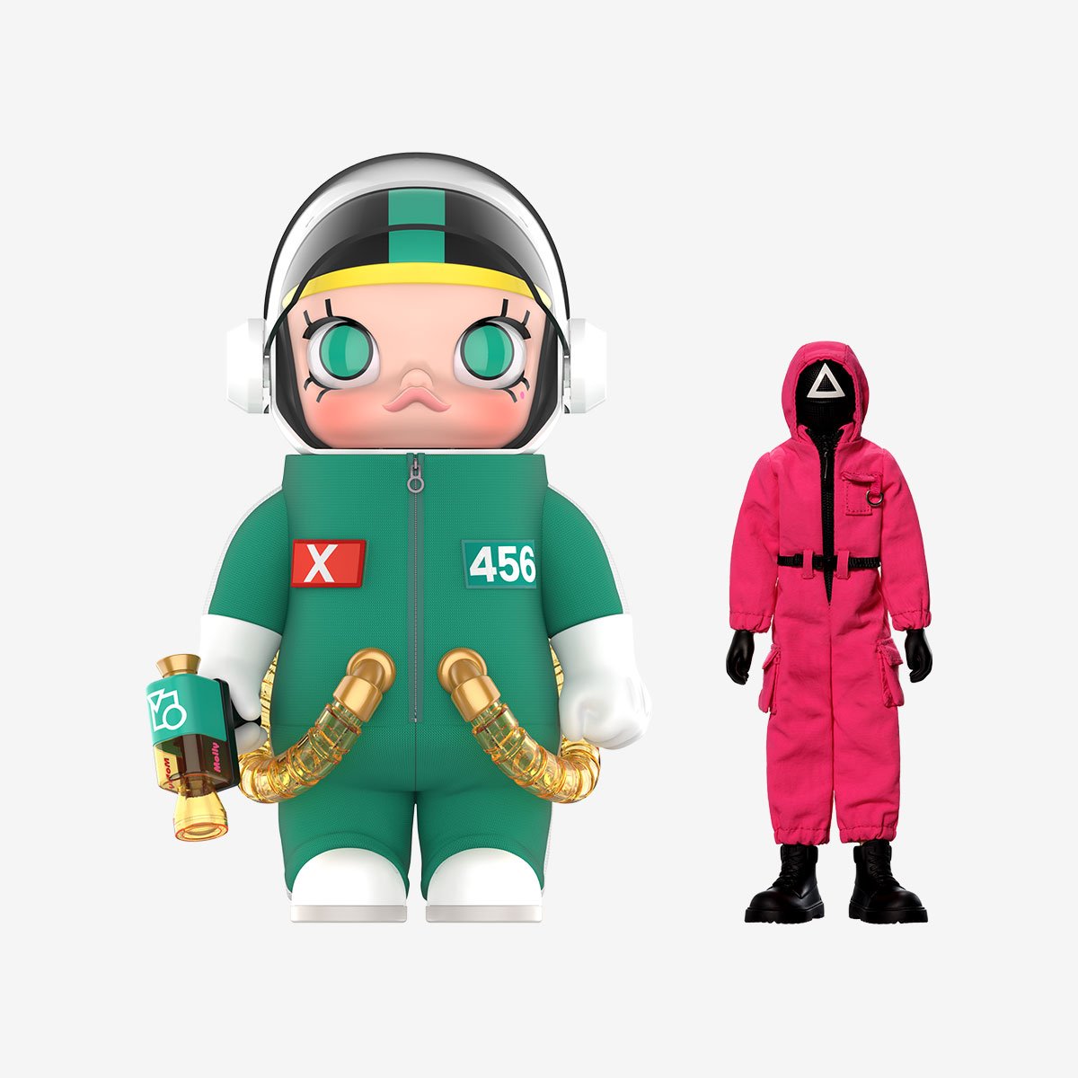MEGA SPACE MOLLY 400% + Action Figure Squid Game Set | POP MART