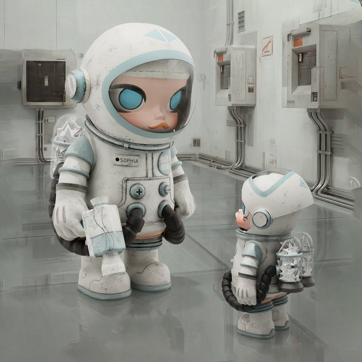 MEGA SPACE MOLLY 1000% Ashley Wood | POP MART Official