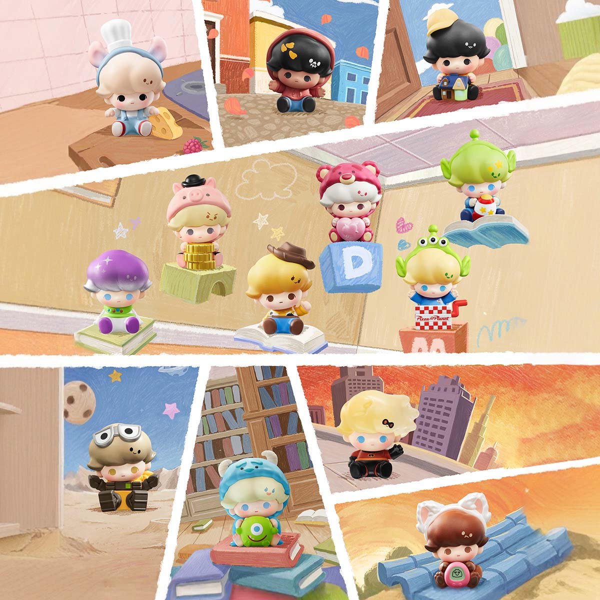 POP BEAN DIMOO WORLD × PIXAR Series | POP MART Official