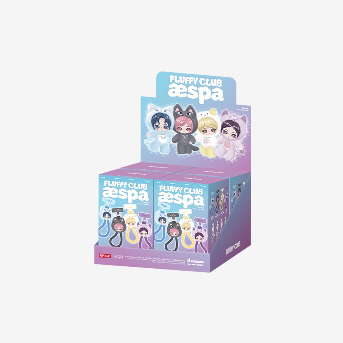 aespa Fluffy Club Series Phone Lanyard - POP MART Official