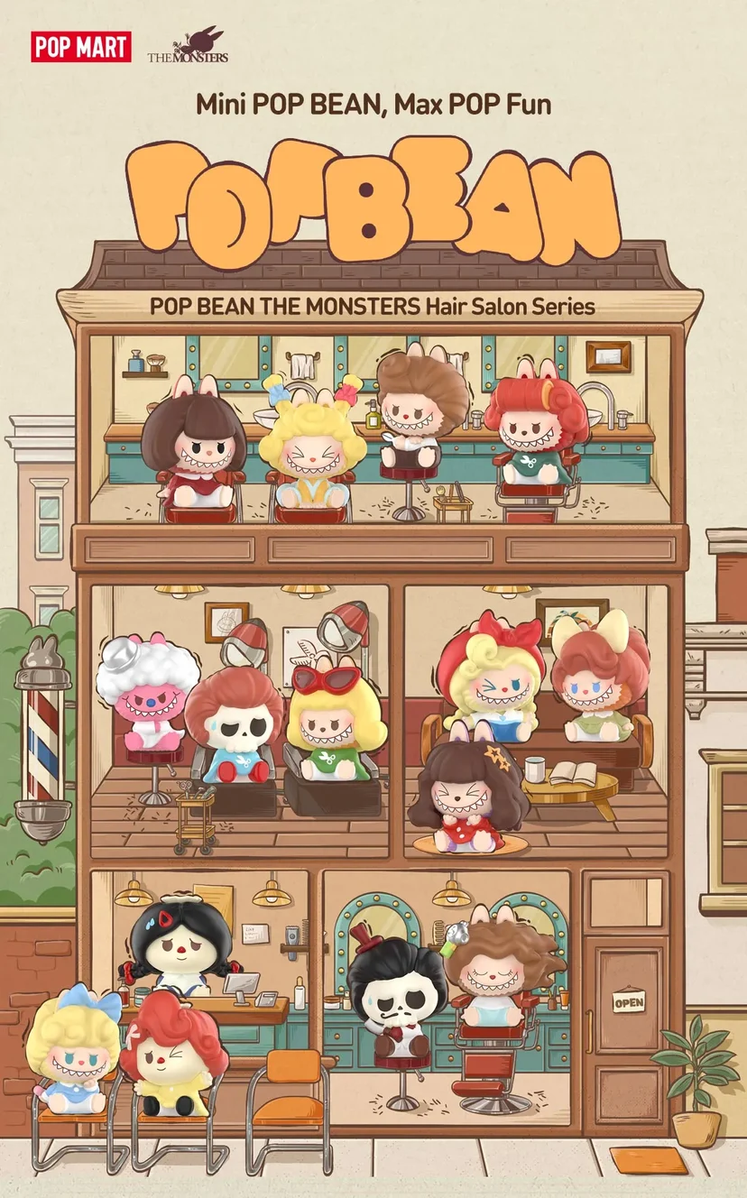 その他 POP MART THE MONSTERS Hair Salon popbean POP BEAN THE MONSTERS Hair Salon Series | POP MART Official